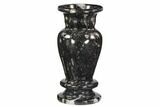 Limestone Vase With Orthoceras Fossils #104646-2